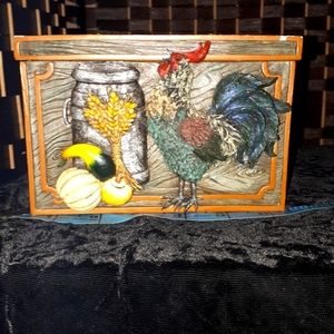Rooster Rustic Style Box